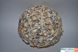 Шар из ракушек для интерьеров