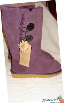 Угги UGG Bailey Button Blackberry Wine Triplet высокие! 3