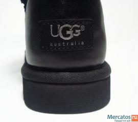 угги UGG из натуральной овчины обливные черные размер все размер 5