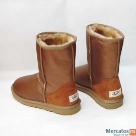 угги UGG из натуральной овчины обливные бронза все размеры 2