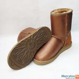 угги UGG из натуральной овчины обливные бронза все размеры 4