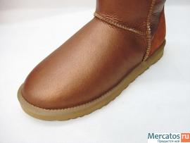 угги UGG из натуральной овчины обливные бронза все размеры 5