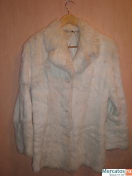 Шуба из кроличьего меха