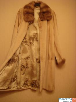 Шикарное манто из стриженной норки цвета Gold White из ОАЭ, Дуба 10