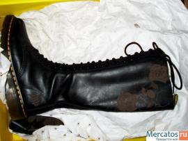 Dr.Martens сапоги на молнии со шнурками и рисунком