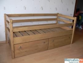 кровати детские одно и двухъярусные из сосны 4