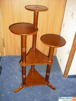 Деревянные подставки для растений