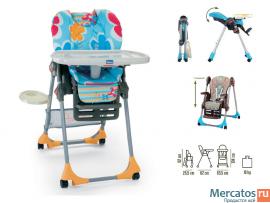 Продаю стульчики для кормления Chicco Polly 2 и 1 2