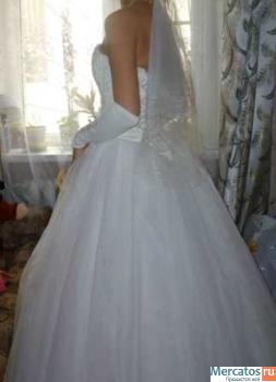 Продам свадебное платье с ручной вышивкой 3