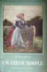 1954 Книга для чтения на французском языке Флобер Простое сердце