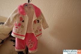 Костюмчики на девочку 1-3 мес, 3-6 мес. 2