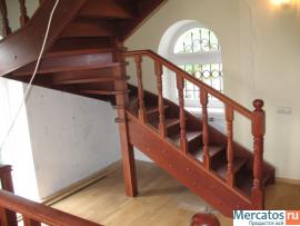 Изготовление,ремонт и установка деревянных лестниц 3
