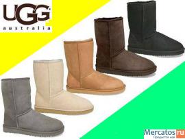 серые UGG УГГИ НА МЕХУ 2