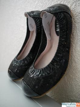 Туфли балетки для девочки BLOCH размер 28 кожа новые Италия 17 с 3