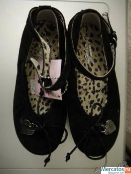 Туфли балетки для девочки Roberto Cavalli 26 кожа 16 см 3