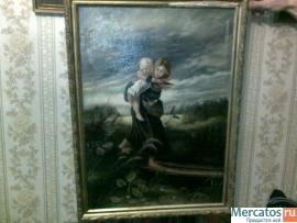 Продаю копию картины Маковского "Девочка бегущая от грозы"