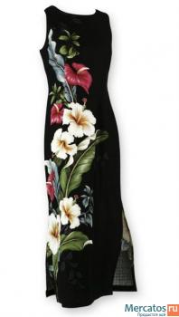 Гавайское шёлковое оригинальное платье 3