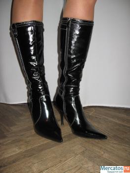 Сапоги из натуральной кожи 38 размера