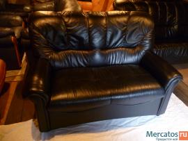 Финский кожаный раскладной диван из Финляндии 8