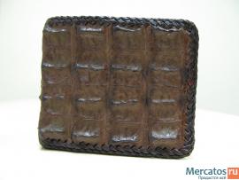 мужское Портмоне из кожи крокодила