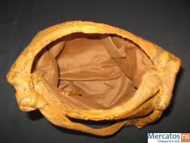 Эксклюзивная женская сумка из кожи питона 3