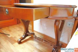 Туалетный столик с зеркалом и пуфиком, массив, МARINER, Испания. 2