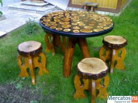 дачная мебель.резьба