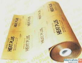 New! Теплый пол пленочный Heat Plus, без стяжки, гарантия 50 лет