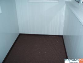 Обшивка ложджий и ванных комнат 4