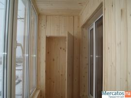 Обшивка ложджий и ванных комнат 5