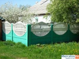 Забор ж/б декоративный в наличии (более 40 видов). Установка. 6