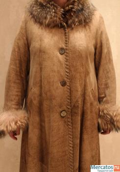 Пальто натуральная кожа из Испании