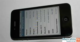 Продаю ЗАЛОЧЕННЫЙ iPhone 4 32 gb Черный идеальное состояние