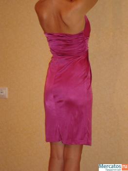 Платье розовое Mango 2