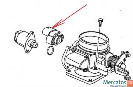 Датчик положения дроссельной заслонки 56027942AD Jeep Liberty KJ 3