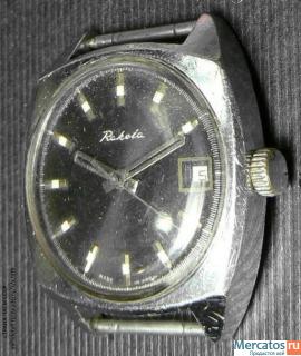 Часы наручные механические Ракета Raketa механизм 2614.Н СССР 8