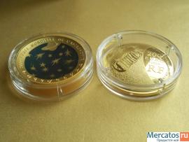 Золотая Монета Франции Астрономия 200€ 2009 999проба Унция 31,1г