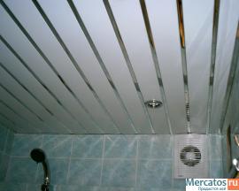 Отделка: подвесные потолки и стены из панелей пластик. 8