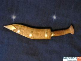 Кинжал «Кукри» в деревянных ножнах. Ручная работа. 5