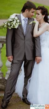 Продаю мужской костюм для жениха, Gioberti, Италия, серый, р.50-