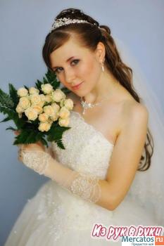 Продам красивое свадебное платье р-р 42-44 3