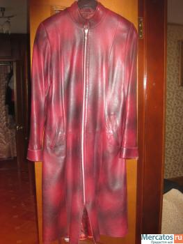 Кожаное пальто