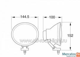 Фары дальнего света Comet FF200 Xenon hella 2