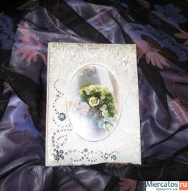 Фотоальбом "Our wedding" декорированный кристаллами Swarovski