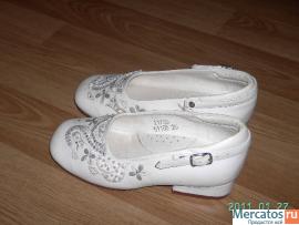 Туфли детские, белые 2