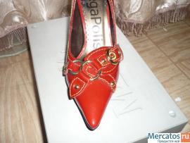продам туфли итальянские красные лакированые р-р 35 3