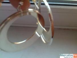 Серьги подвески - кольца. Эмаль. Лондон 4