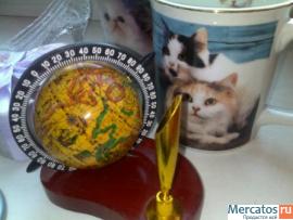 Сувениры и подарки - чашки котята, глобус, мыло, хрусталь 3