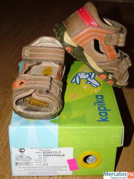 Детские кроссовки Geox, р. 20; сандалии детские Kapika, р. 21 3