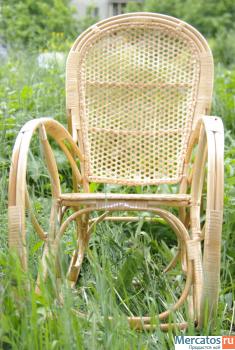Плетеное кресло-качалка 2